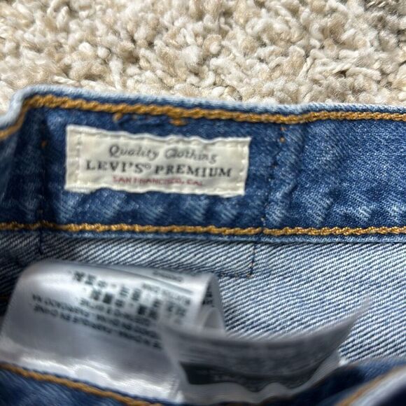 Levi’s 501 Women’s Button Fly Cut Off Denim Jean Shorts Size 28 - Picture 5 of 9